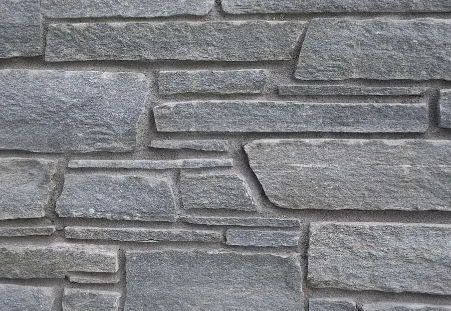 Obkladový řádkový kámen North Grey - 3 - 5 cm  rohový díl